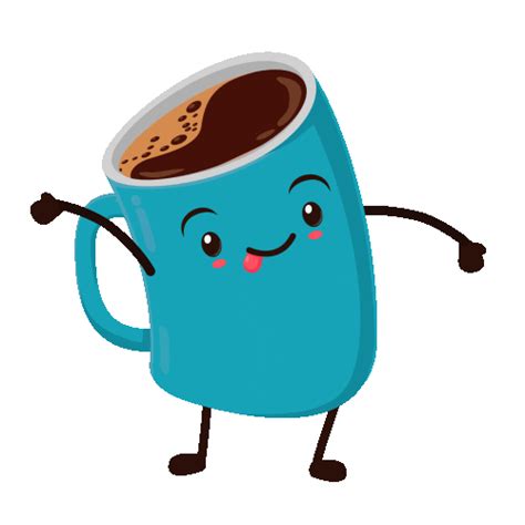 dancing coffee cup gif